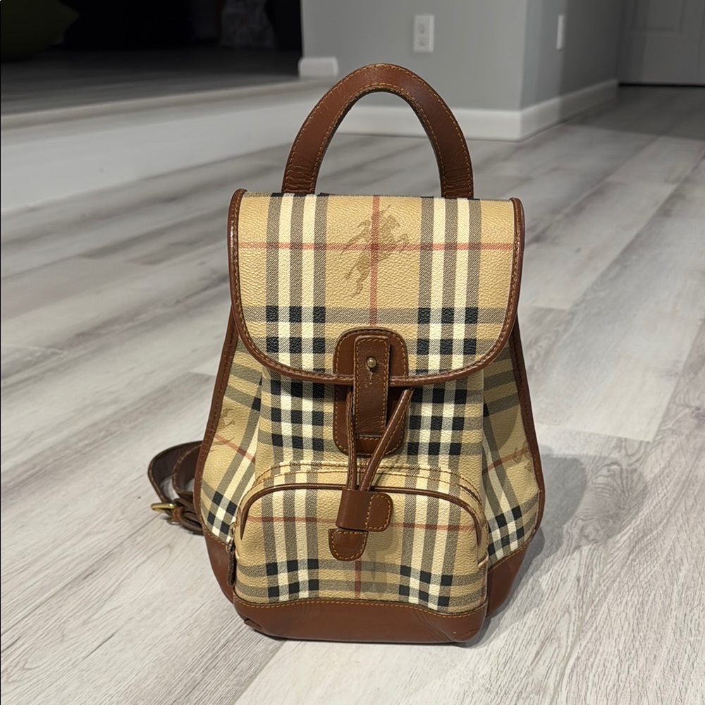 Vintage Burberry Backpack